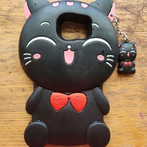 case for samsung Galaxy s6 s7 Lucky Black Cat
